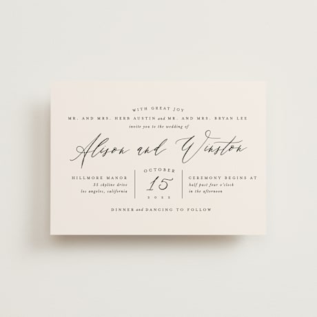 Petite Wedding Invitations