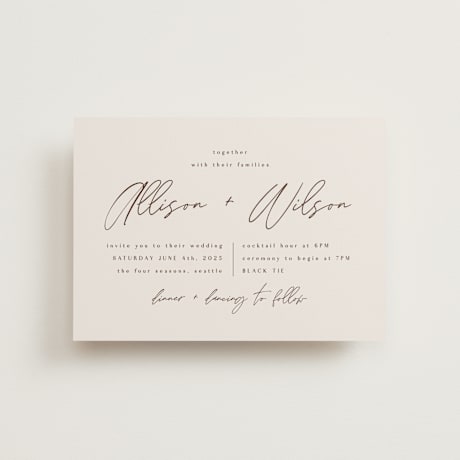 Petite Wedding Invitations