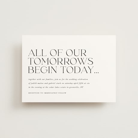 Petite Wedding Invitations