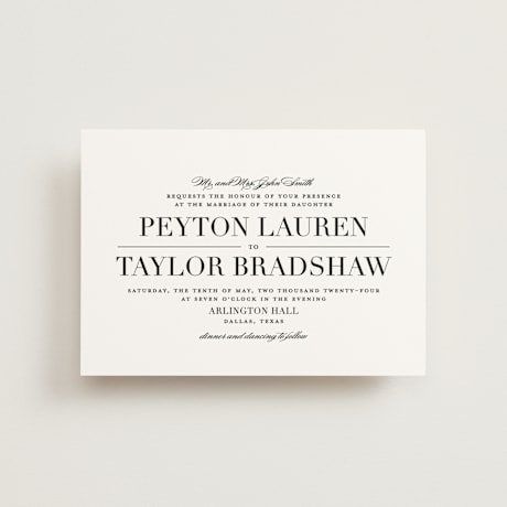Petite Wedding Invitations