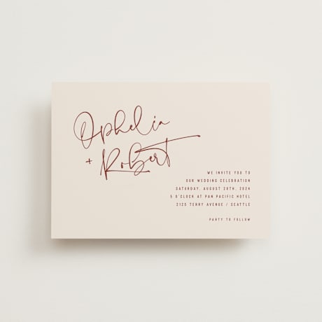 Petite Wedding Invitations