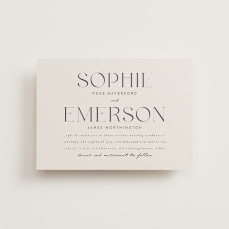 Petite Wedding Invitations