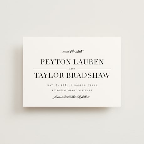 Save the Date Petite Cards