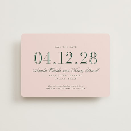 Save the Date Petite Cards