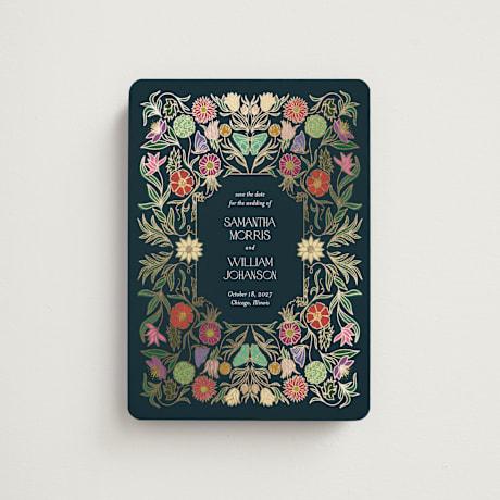 Foil-Pressed Save the Date Magnets