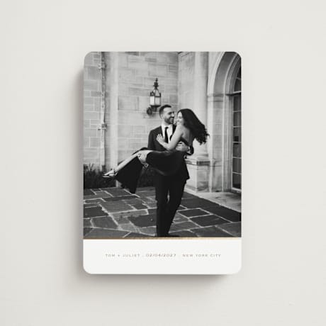 Foil-Pressed Save the Date Magnets