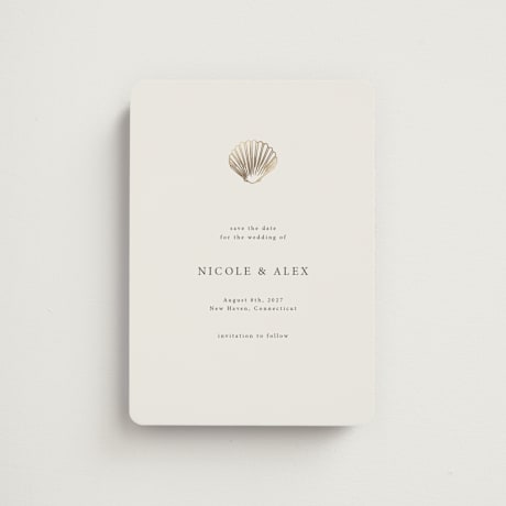 Foil-Pressed Save the Date Magnets