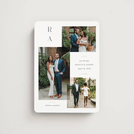 Foil-Pressed Save the Date Magnets