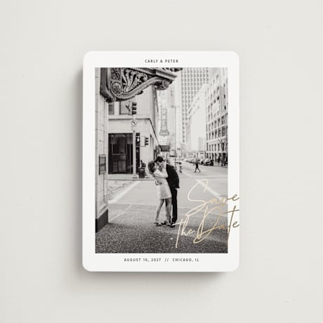 Foil-Pressed Save the Date Magnets