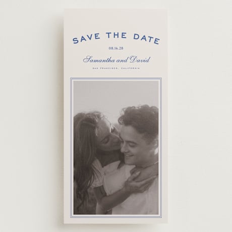 Tall Save the Date Cards