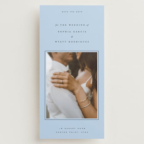 Tall Save the Date Cards