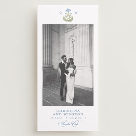 Tall Save the Date Cards