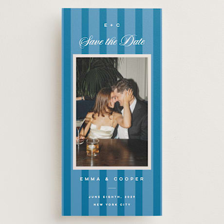 Tall Save the Date Cards