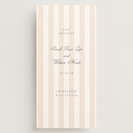 Tall Save the Date Cards