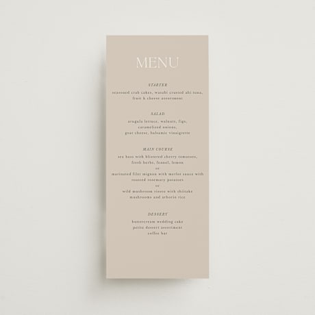 Long Menus