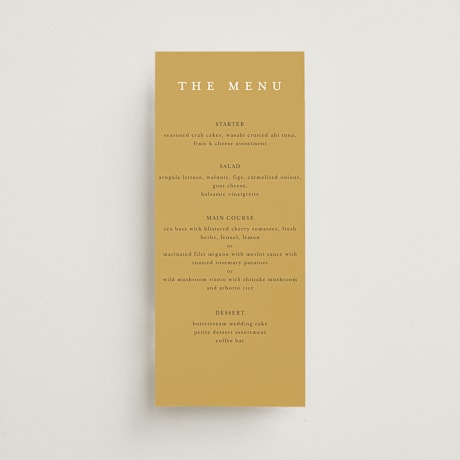 Long Menus