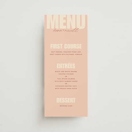 Long Menus