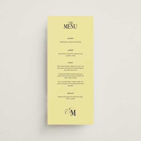 Long Menus