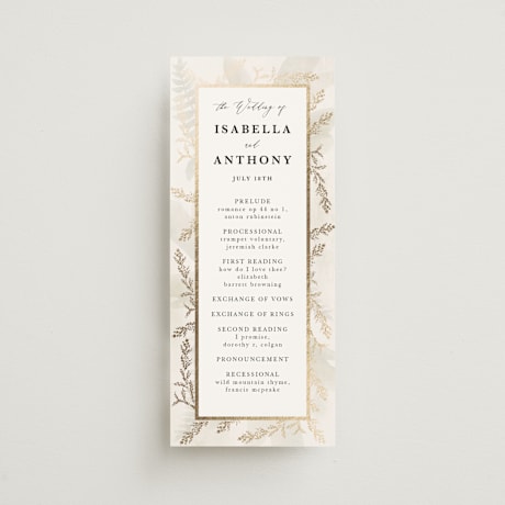 Wedding Programs