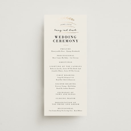 Wedding Programs
