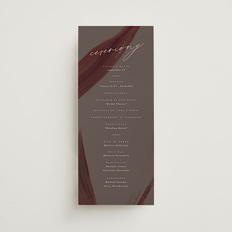 Wedding Programs