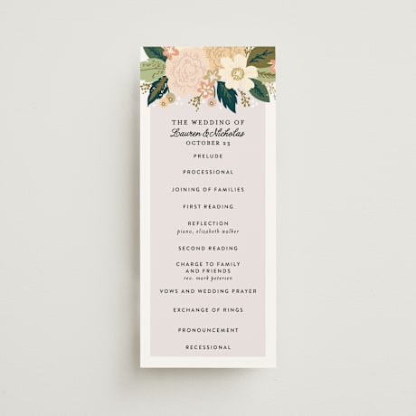 Wedding Programs