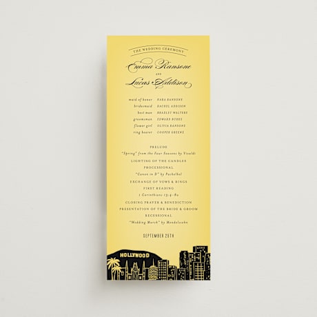 Wedding Programs
