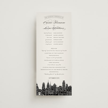 Wedding Programs