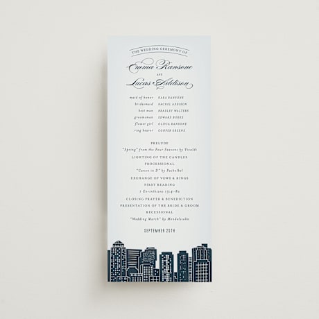 Wedding Programs