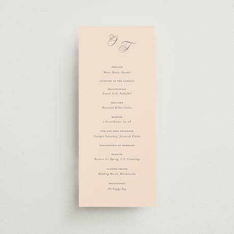 Wedding Programs