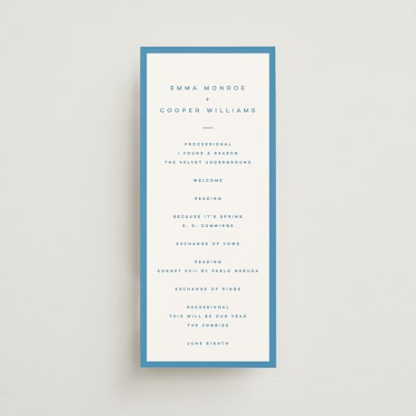 Wedding Programs