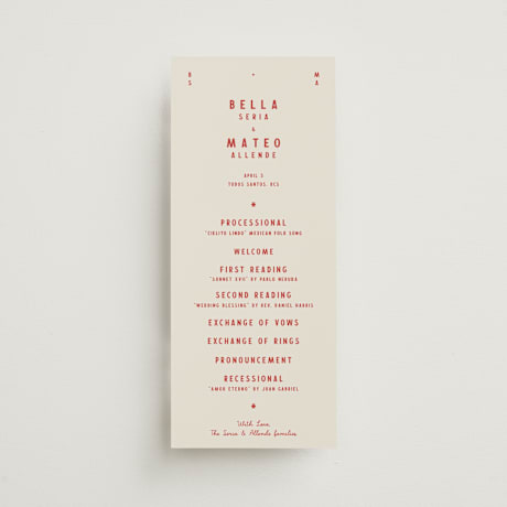 Wedding Programs