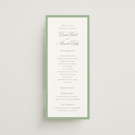 Wedding Programs