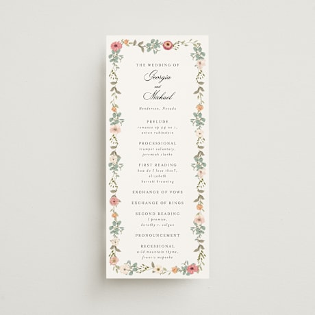 Wedding Programs