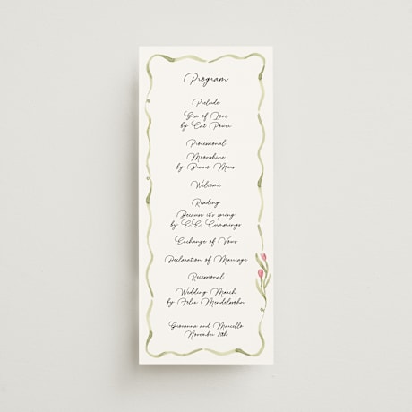 Wedding Programs