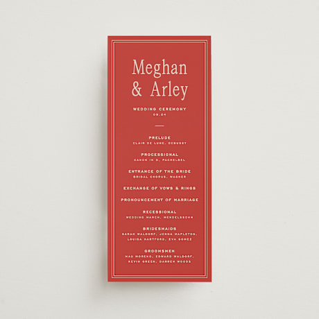 Wedding Programs
