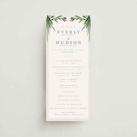 Wedding Programs