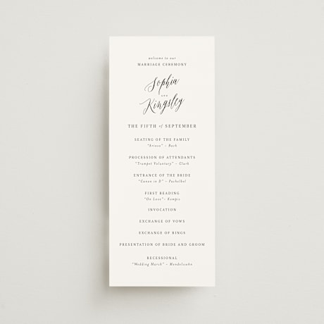 Wedding Programs