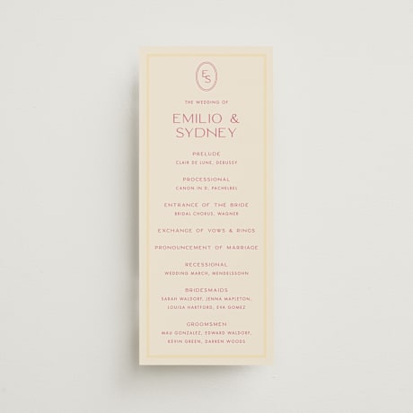 Wedding Programs