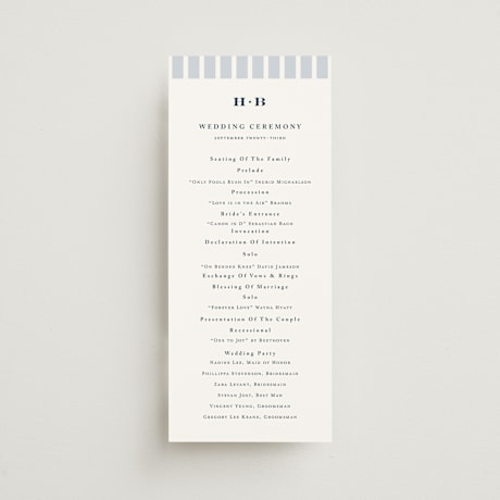Wedding Programs