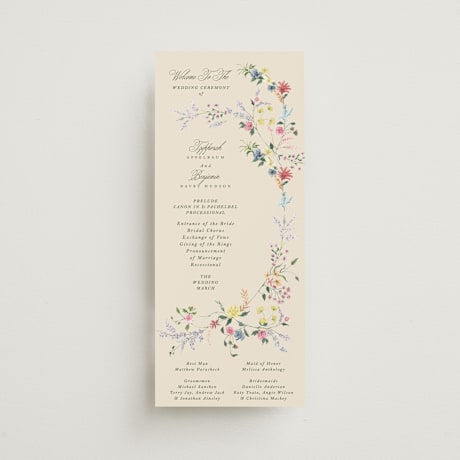 Wedding Programs