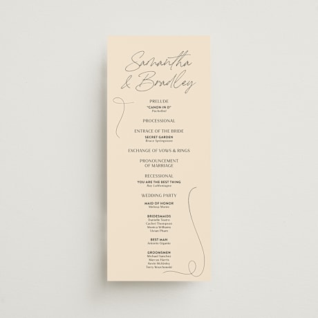 Wedding Programs