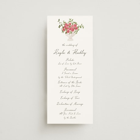 Wedding Programs