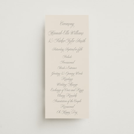 Wedding Programs