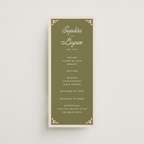 Wedding Programs