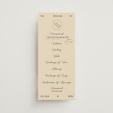 Wedding Programs