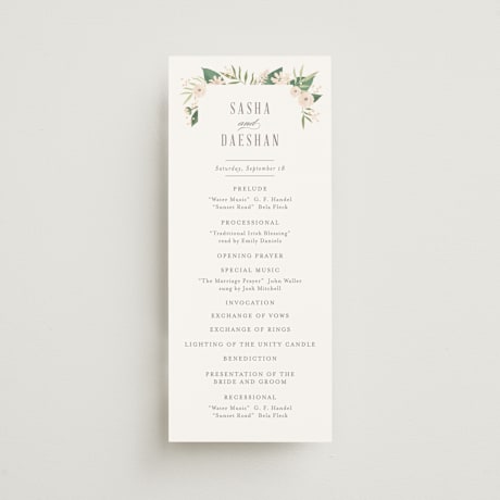 Wedding Programs