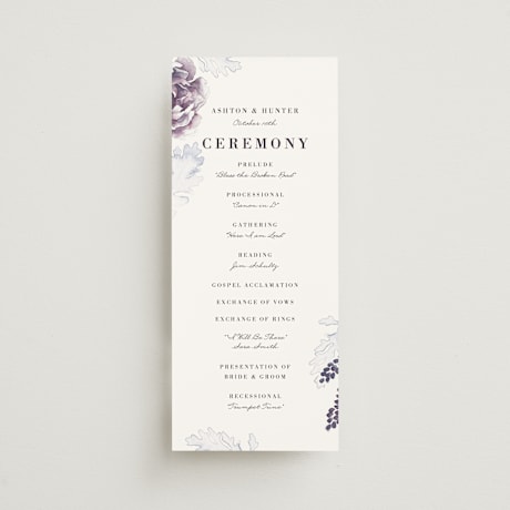 Wedding Programs