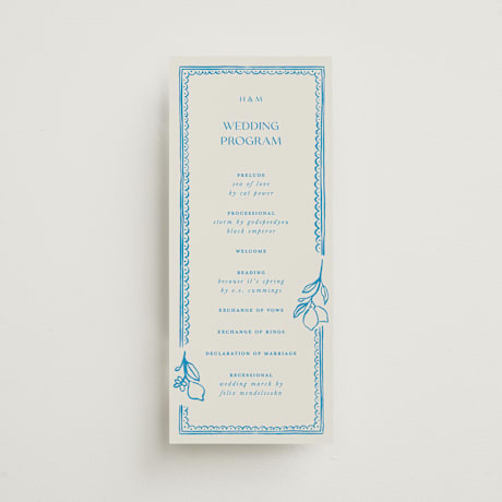 Wedding Programs