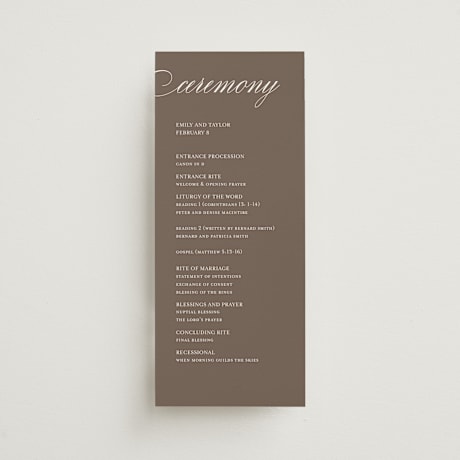 Wedding Programs